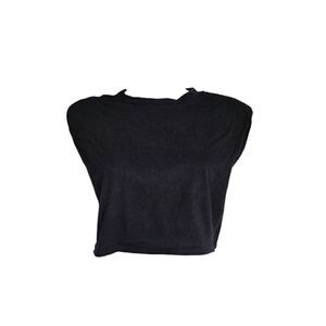 aritzia shoulder pad cotton jersey tee